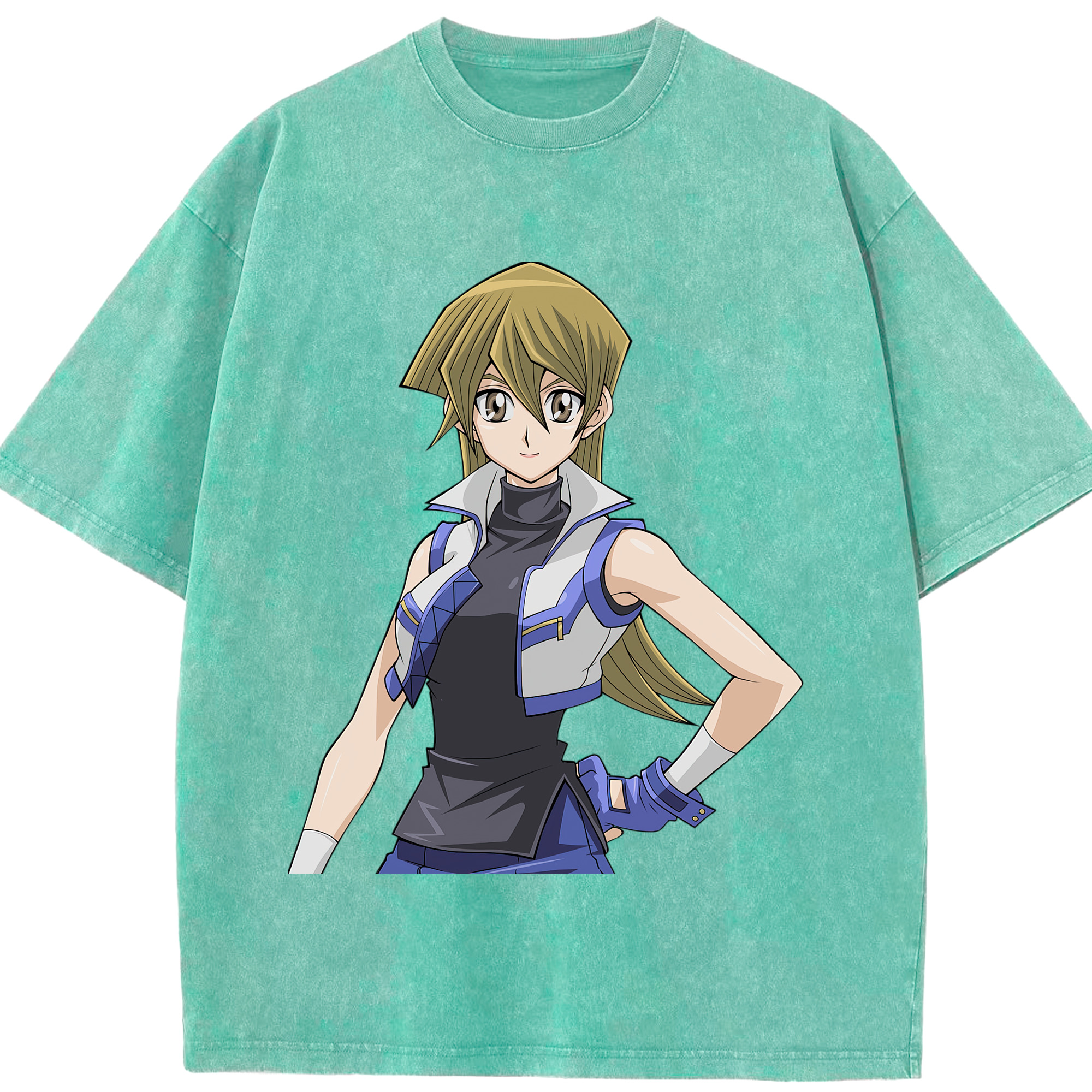 （画像用） 遊☆戯☆王 Yu-Gi-Oh! 綿100% ヴィンテージ風 半袖Tシャツ（フロントプリント）